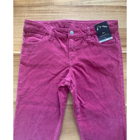 Art Class Junior Pink Corduroy Flare Pants Low Rise Retro Stretch Denim Size 16 - Picture 3 of 11